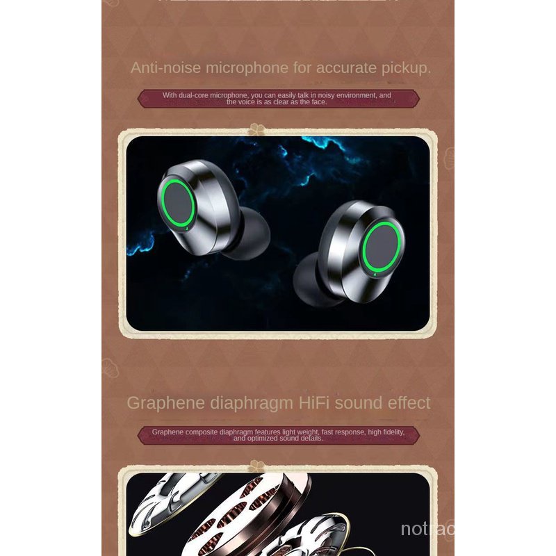 ★Genshin Impact★Kokomi Tai Nghe Nhét Tai Không Dây bluetooth Chơi game merchandise co-Brand