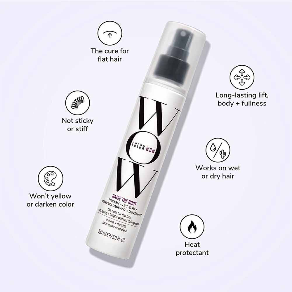 WOW hair root thickening spray 150ml, including sunscreen function, suitable for all hair types