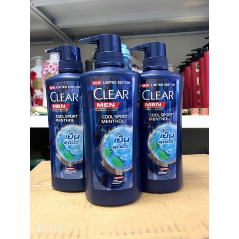 Dầu gội CLEAR MEN Thái Lan (410ml) SẠCH GÀU HẾT NGỨA