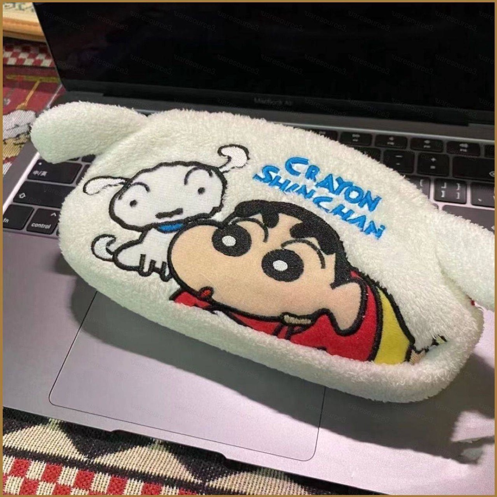 Sq3 Hộp Đựng Bút Bằng Vải Bông Sức Chứa Lớn In Hình shin-chan Dễ Thương Cho Học Sinh