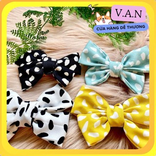 Kẹp tóc nơ lụa hàn quốc cho nữ bản đẹp xịn