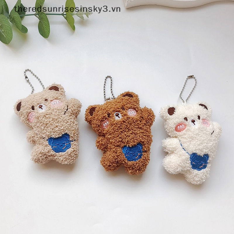 Móc Khóa Gấu Bông Dễ Thương Thời Trang Dành Cho Bé Gái