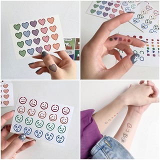 Hình Xăm Dán Trái Tim Dễ Thương Cho Bé