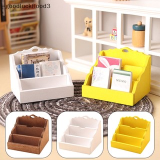 Kệ đựng sách / mô hình nhà búp bê 1: 12 để bàn trang trí nhà búp bê