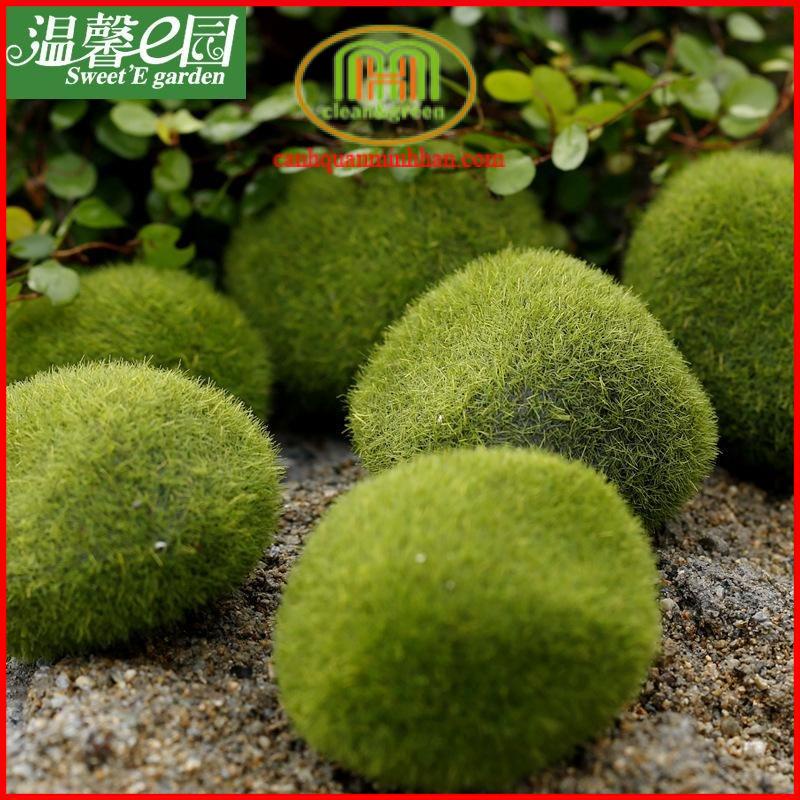 Rêu nhân tạo trang trí tiểu cảnh trang trí hồ bán cạn, trang trí gốc cây cảnh Minh Hân Garden