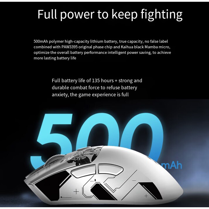 Chuột Chơi game metapanda01 Không Dây / bluetooth / 2.4g