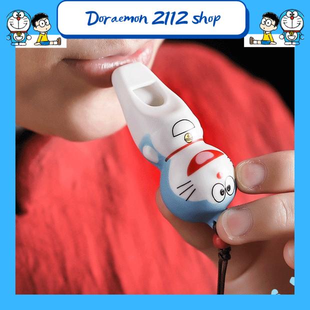 Còi thổi bằng sứ hình Doraemon dễ thương