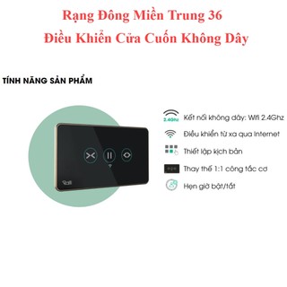 Công tắc cửa cuốn rạng đông ctcu.wf cn.dot điều khiển cửa cuốn bằng điện thoai từ xa qua app rạng đông miền trung 36