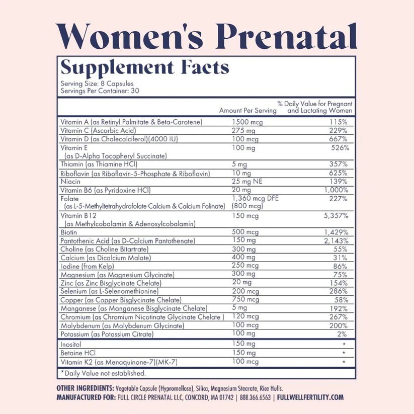 Vitamin cho mẹ bầu tốt ƞhất thế giới "Fullwell" Prenatal Multivitamin 240 viên