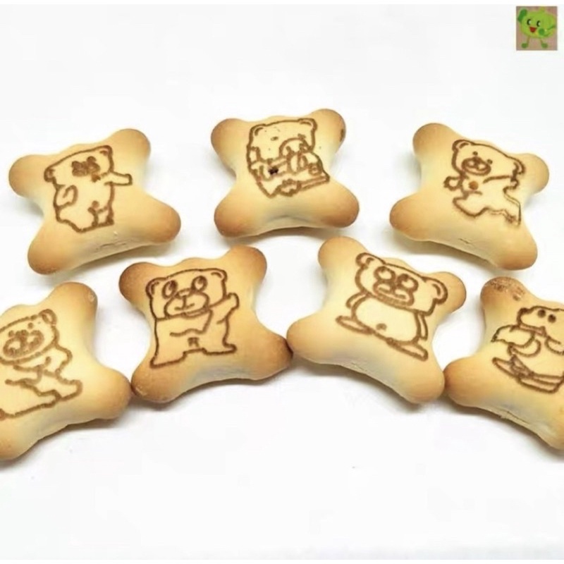 Bánh Gấu Bear mix vị nhân kem Đài Loan vị: Dâu, socola, kem sữa