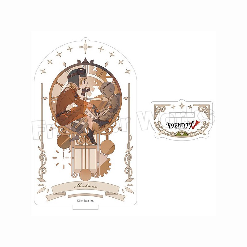 Mô hình Standee New Anime Identity V Cosplay Mercenary Embalmer Prospector Seer Prisoner in hình nhân vật 2 mặt rõ nét