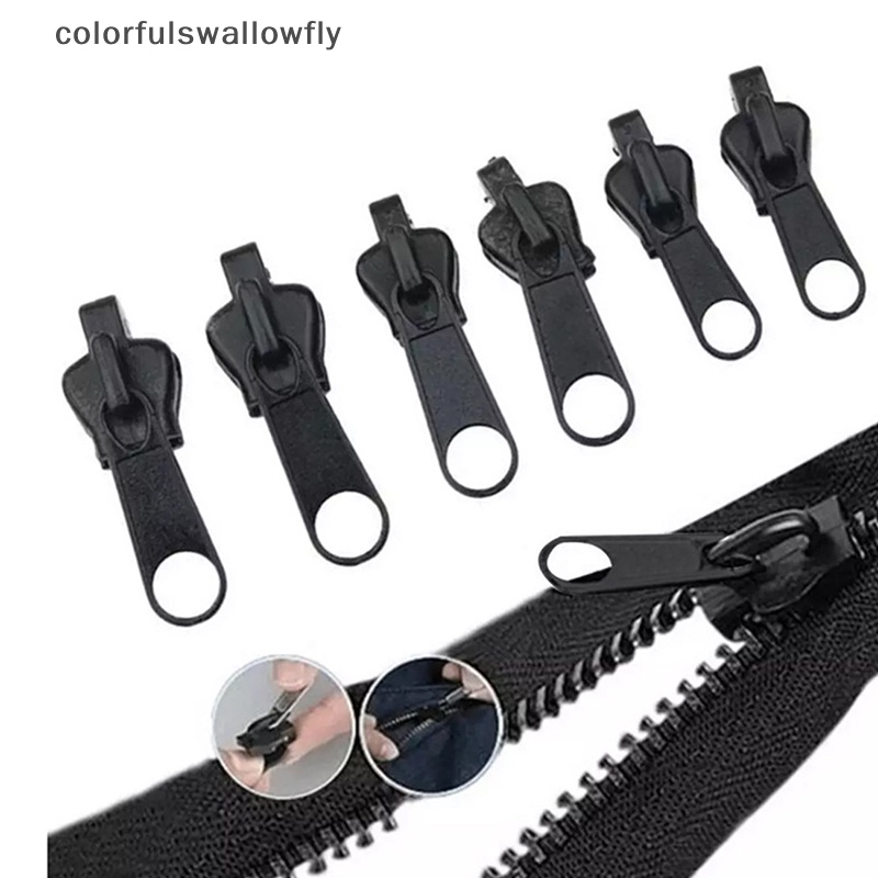 Bộ 6 Dây Khóa Kéo Thay Thế Nhiều Màu Sắc Chuyên Dụng Cho Sửa Chữa