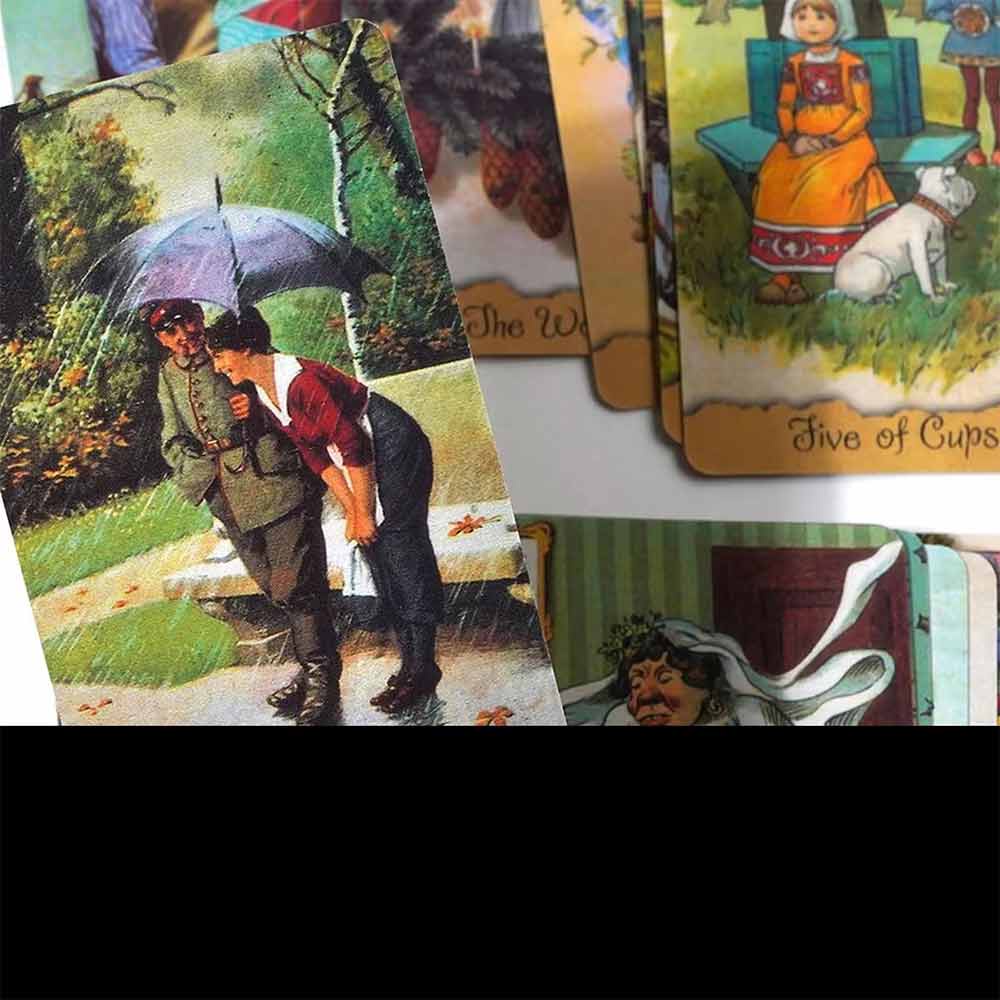 Granny's Postcards Grandma's Postcards - Tarot Card Mysterious Divination Card Game