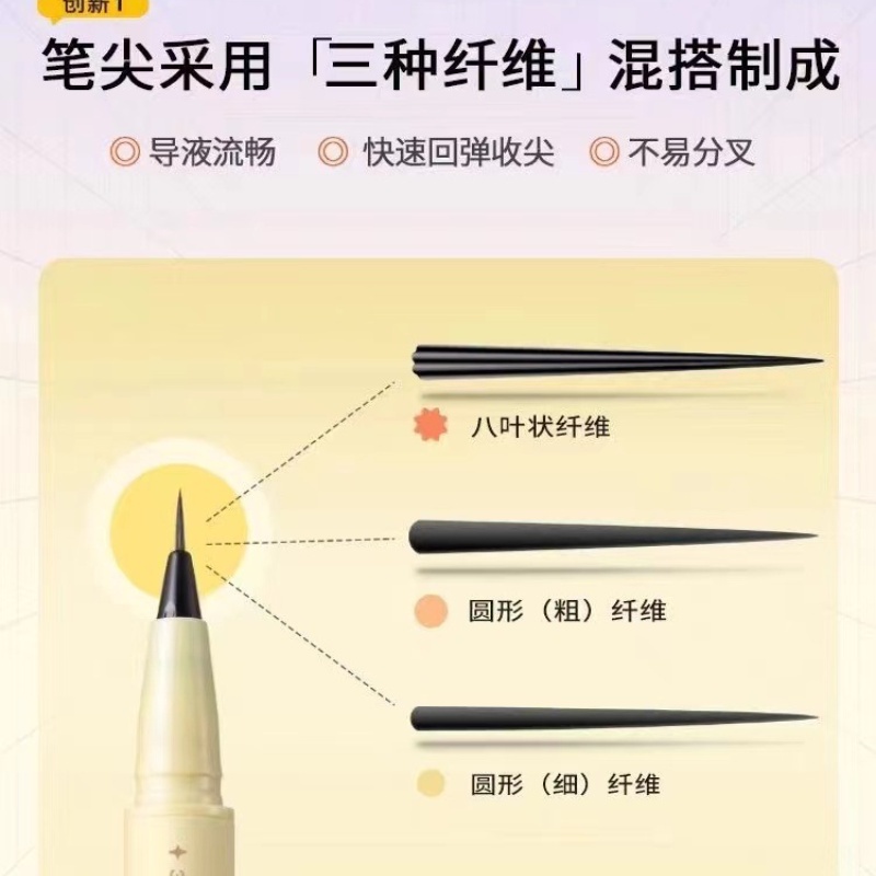 Bút Kẻ Mắt Dạng Lỏng Nhiều Màu Sắc Tự Nhiên Chống Thấm Nước Và Mồ Hôi Không Nhòe Lâu Trôi