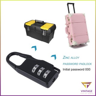 Security 3 Combination Travel Suitcase Luggage Bag Code Lock Zipper Padlock [H/11]