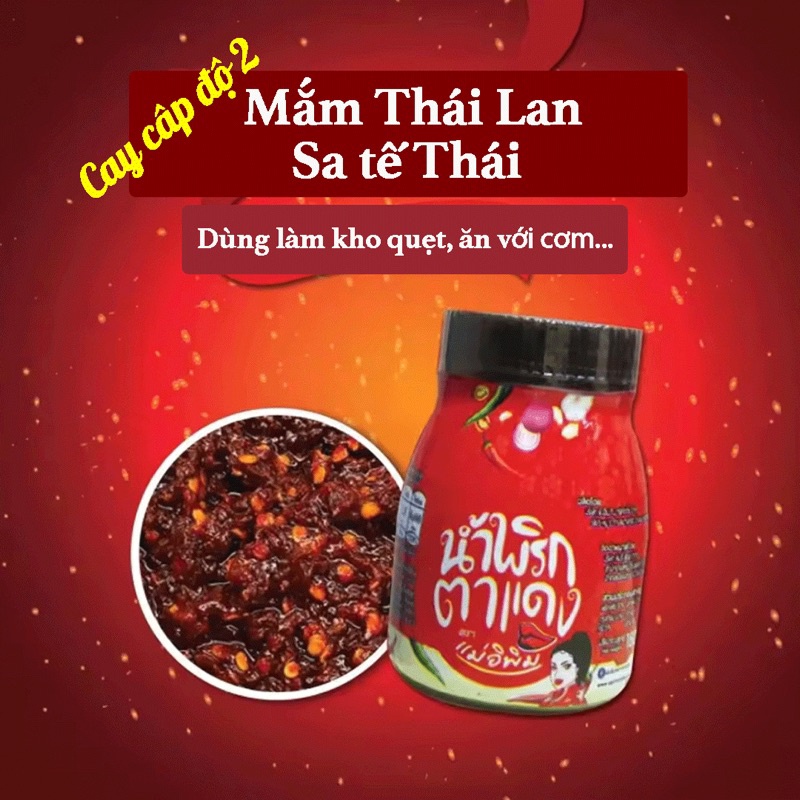 -𝐌𝐨𝐨𝐌𝐨𝐨- Mắm Thái Lan. Mắm ruốc Thái Lan, chấm kho quẹt, rau củ luộc, Hải sản nướng và luộc hoặc ăn với cơm