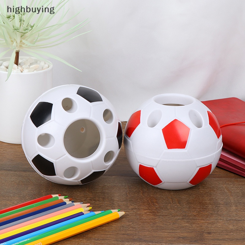 1 Hộp Đựng Bút / Bàn Chải Đánh Răng Hình Quả Bóng Đá Chất Lượng Cao Mới