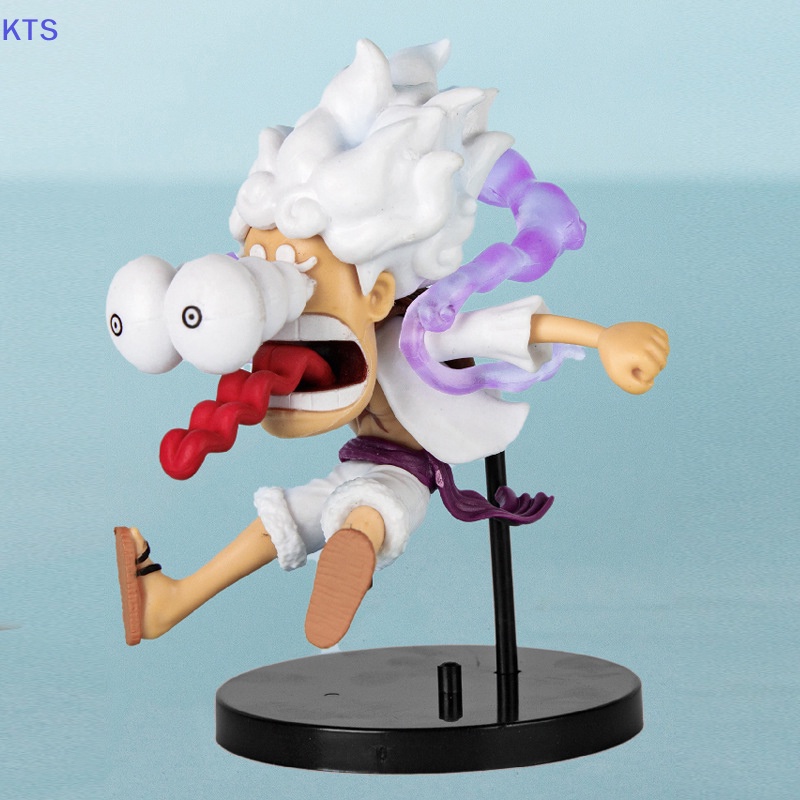 Kts Bộ 5 Mô Hình Nhân Vật nika luffy Trong Phim Hoạt Hình one piece Bằng pvc