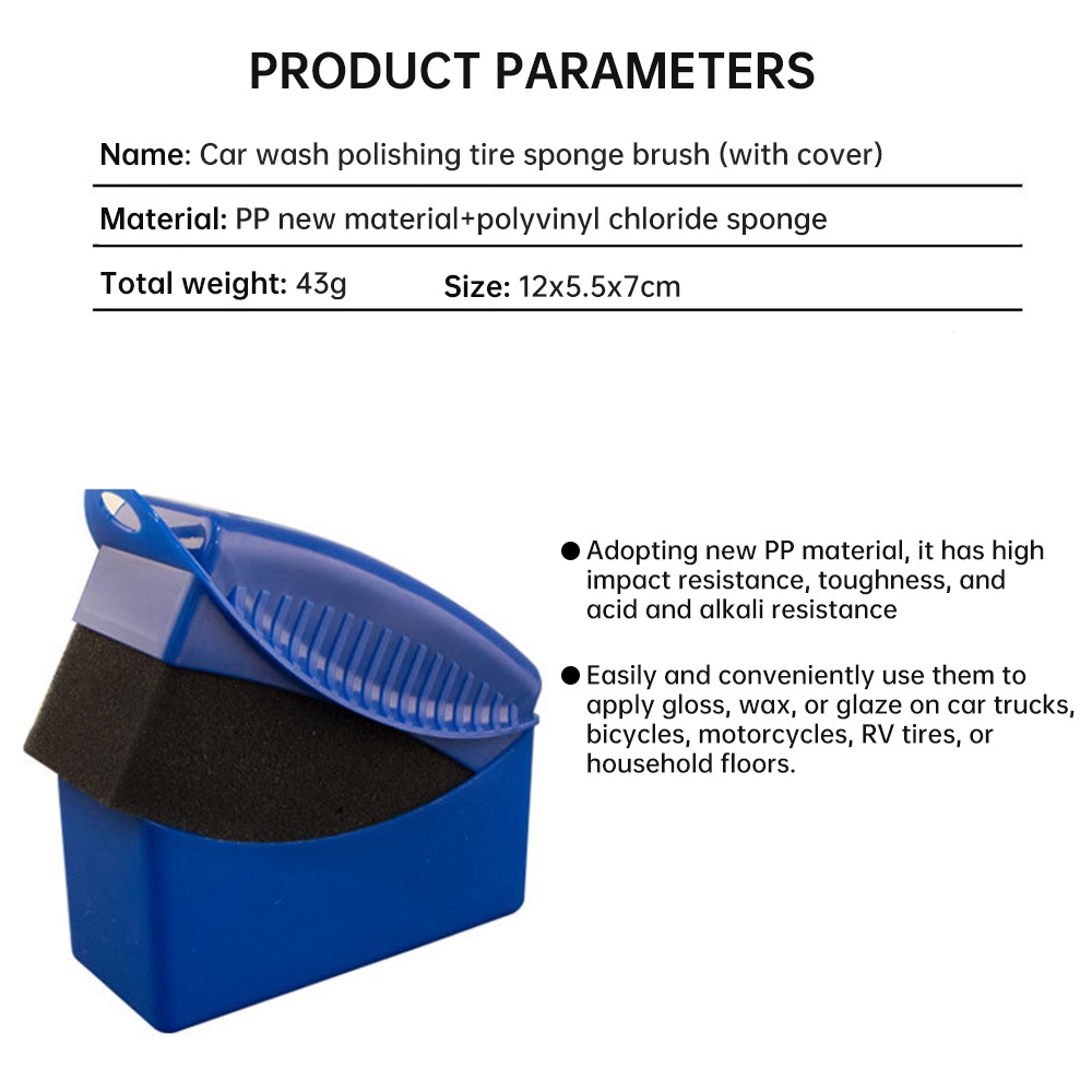 Mút Đánh Bóng Viền Bánh Xe Hơi / Xe Tải Tiện Dụng