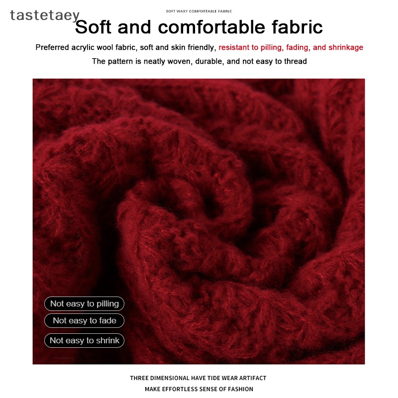 Khăn Choàng Cổ Mùa Đông Dày Dặn Phong Cách Giáng Sinh Năm Mới Cho Nữ