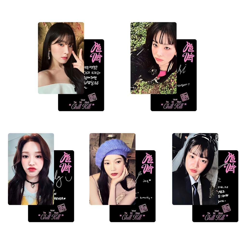 Album Ảnh Nhóm Nhạc red velvet Thẻ