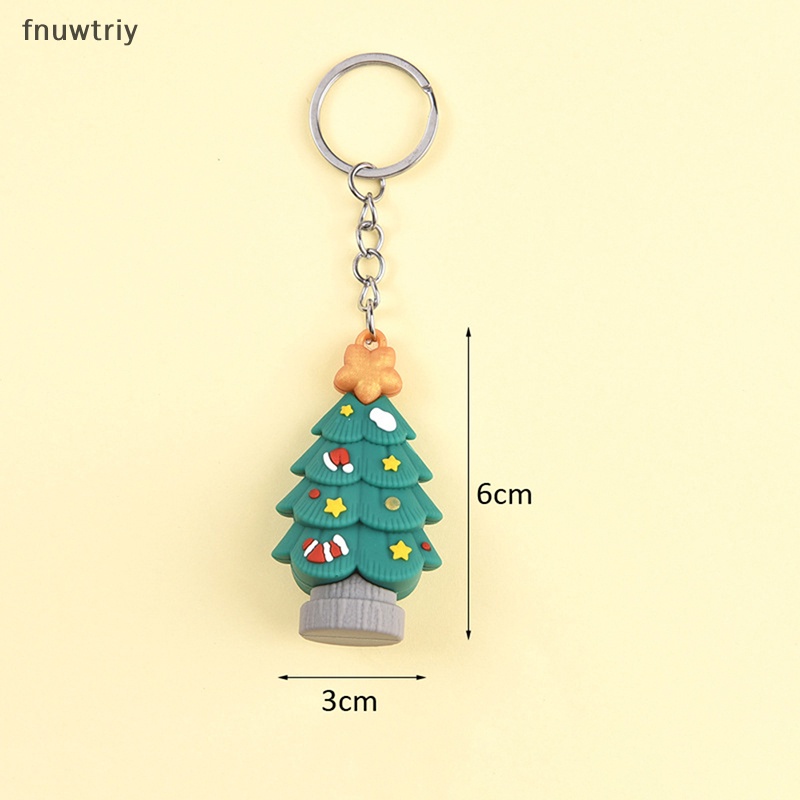 Móc Khóa Hình Ông Già Noel / Tuần Lộc / Cây Thông Giáng Sinh Dễ Thương Dùng Làm Quà Tặng Cho Bé vn