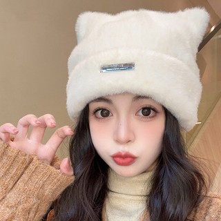 Mũ beanie tai mèo dễ thương cho nữ