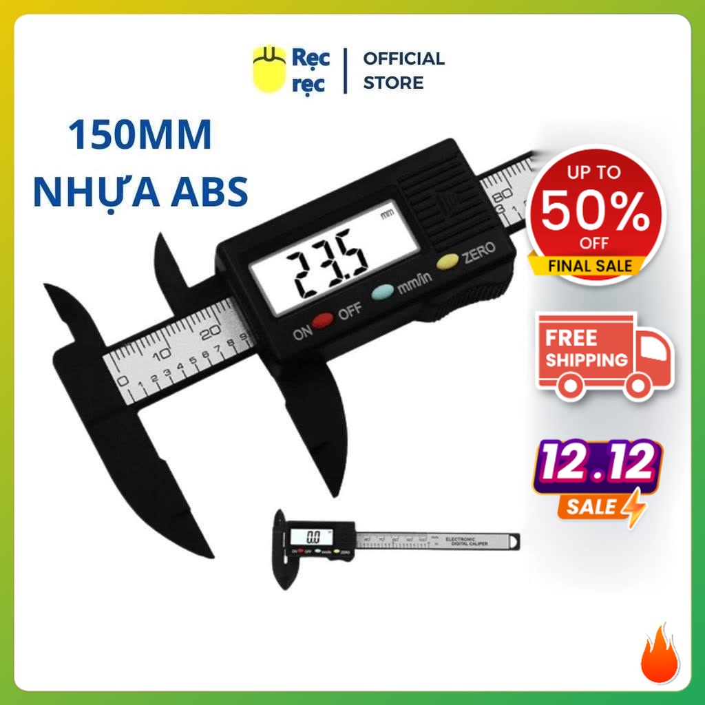 Thước kẹp điện tử dải đo 150 mm TKDT150