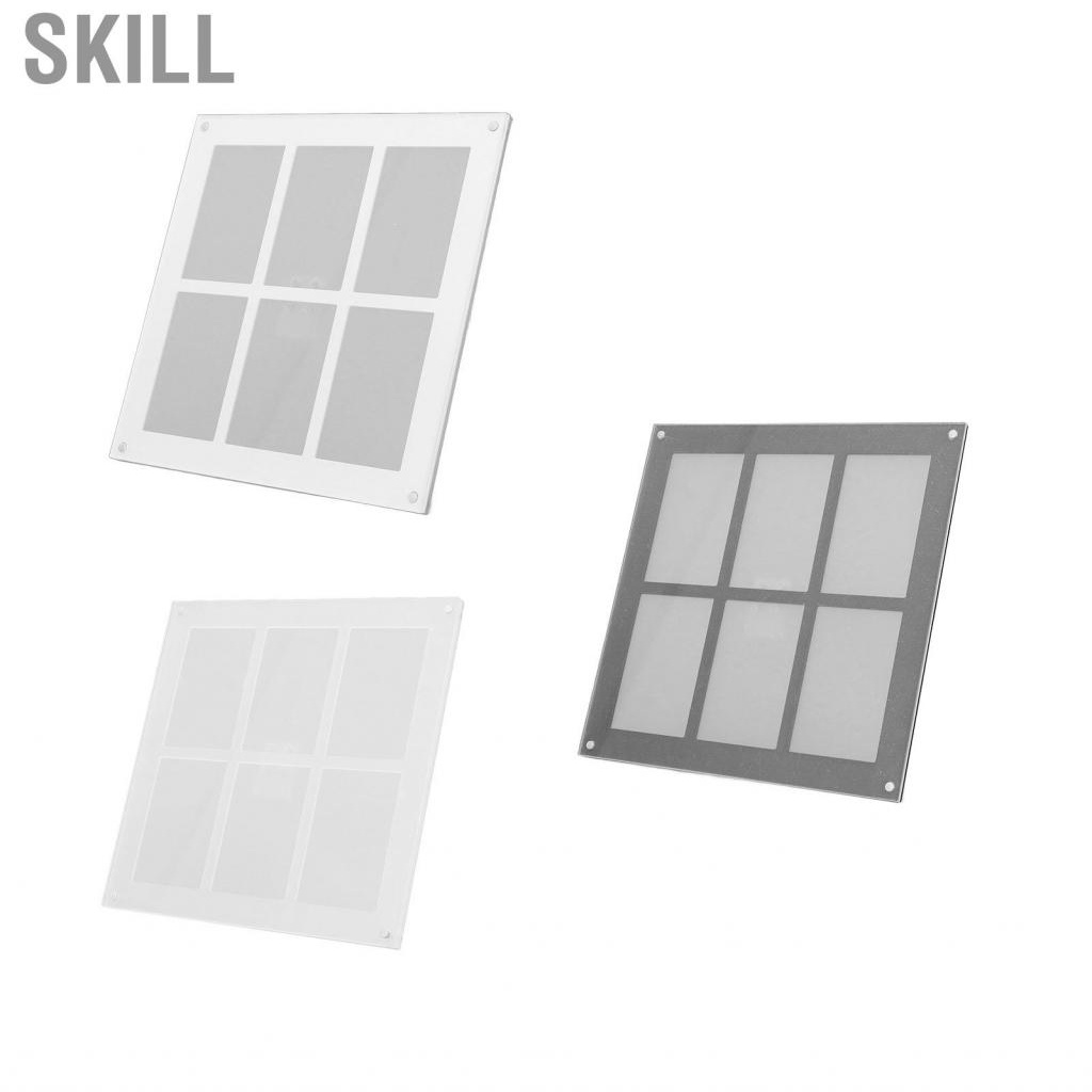 Skill Photo Frame 6 In 1 Magnetic Acrylic 22x22x12.5cm 3inch Picture F