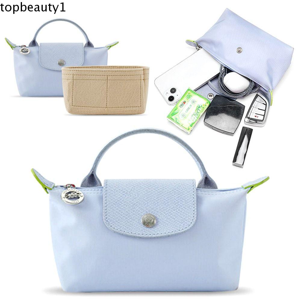 LONGCHAMP Topbeauty 1 Túi Nỉ mini Nhiều Ngăn Đựng Đồ Du Lịch Tiện Lợi