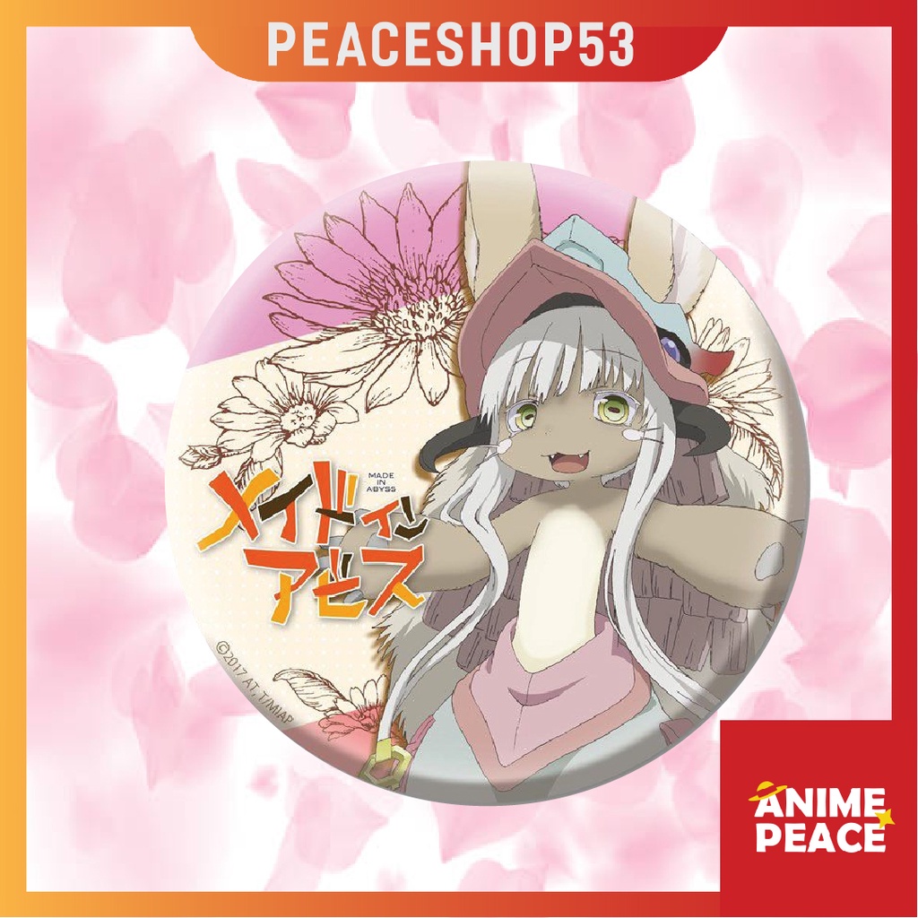 Huy hiệu Made In Abyss Riko Reg Nanachi Lấp Lánh Huy Hiệu Anime Made In Abyss Ver 1 HH47