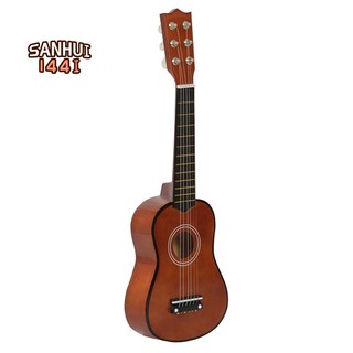 Đàn guitar mini 6 dây 21 inch 21 inch bằng gỗ basswood có dây đàn cho bé