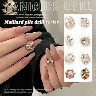 Set 3 phụ kiện đá pha lê 3d lấp lánh trang trí móng tay diy