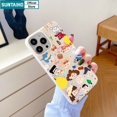 Suntaiho Ốp Điện Thoại tpu silicon Mềm Chống Sốc Họa Tiết anime Nhật Bản Cho iphone 15 14 12 13 11 pro max ip 7 8 plus x xs xr xs max