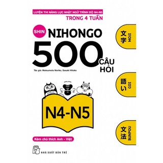 Sách- 500 câu hỏi n4-n5