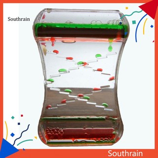 Đồng hồ cát chuyển động dạng lỏng trang trí bàn làm việc
