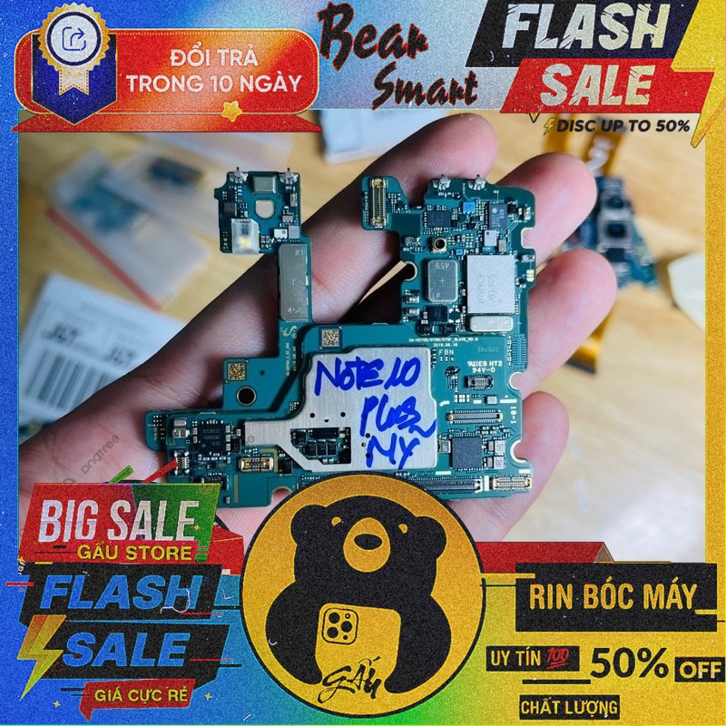 Main Xác Samsung Note 10 Plus Lấy Linh Kiện / Main Phế / Main Hư Lấy Linh Kiện Sửa Chữa