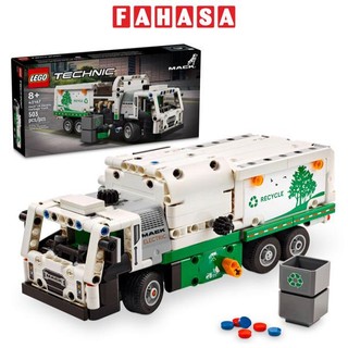 Đồ chơi lắp ráp xe tải rác điện mack lr - mack lr electric garbage truck - lego technic 42167