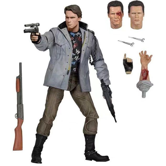 Neca Mô Hình Robot Kẻ Hủy Diệt T800 23.3cm Chân Thật