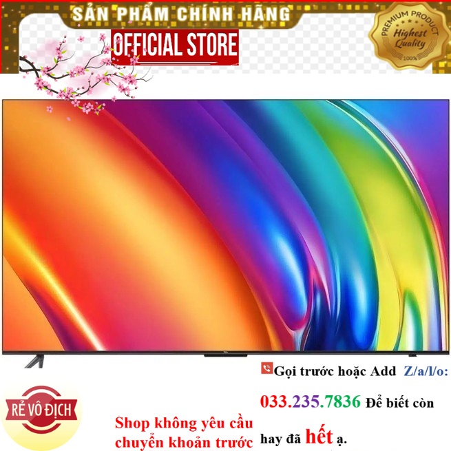 {Mới} Google Tivi TCL 65P745 4K 65 Inch