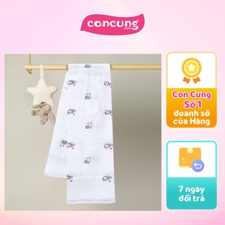 Khăn gạc sợi tre in hình Animo BM9X
