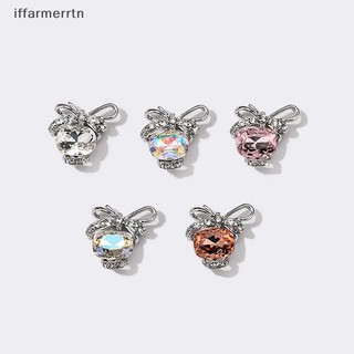 Bộ 4 phụ kiện nơ kim loại 3d đính trang trí móng tay nghệ thuật