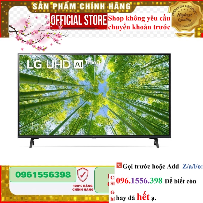Smart Tivi LG 55UQ8050PSB 4K 55 inch Mới 2022 ||Sale