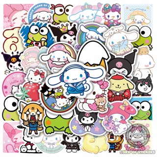  Set 100 Miếng Dán Nhân Vật Hoạt Hình Hello Kitty Kuromi Sticker Cute Chống Thấm Nước Trang Trí Mũ Bảo Hiểm Laptop Sổ 