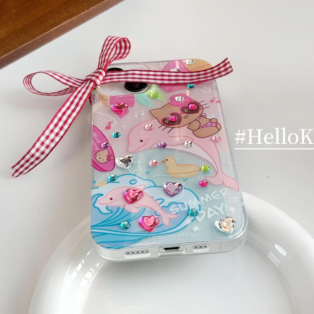 Vỏ Bao Da Điện Thoại Cứng In Hình Cá Heo Cho iphone 11 12 12pro 12promax 13 13pro 13promax 14 14pro 14promax Ốp