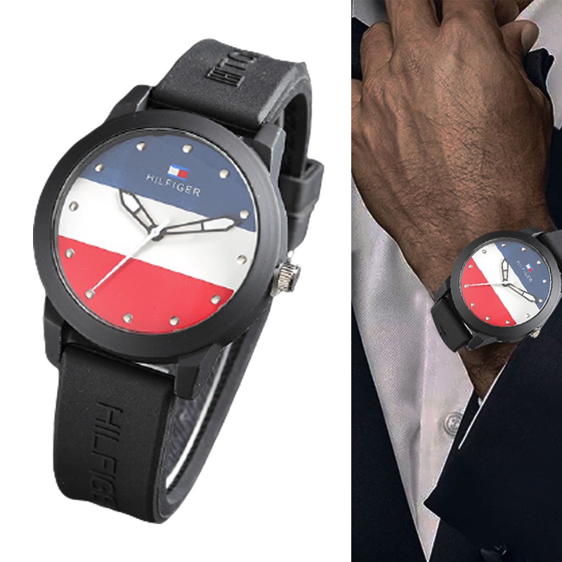 Đồng Hồ quartz Nam Dây silicone Chống Thấm Nước