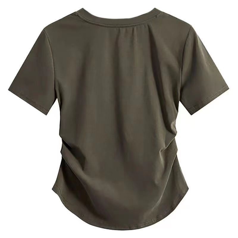 Áo Thun Tay Ngắn Chất Liệu cotton Cao Cấp Thời Trang Mùa Hè Dành Cho Nữ
