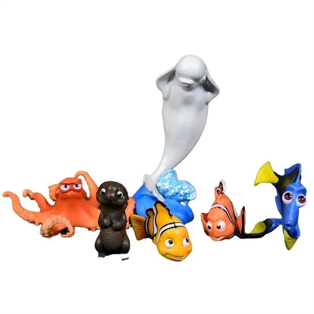 Mmluck dory Đồ Chơi Mô Hình Nhân Vật Hoạt Hình nemo 4-10cm
