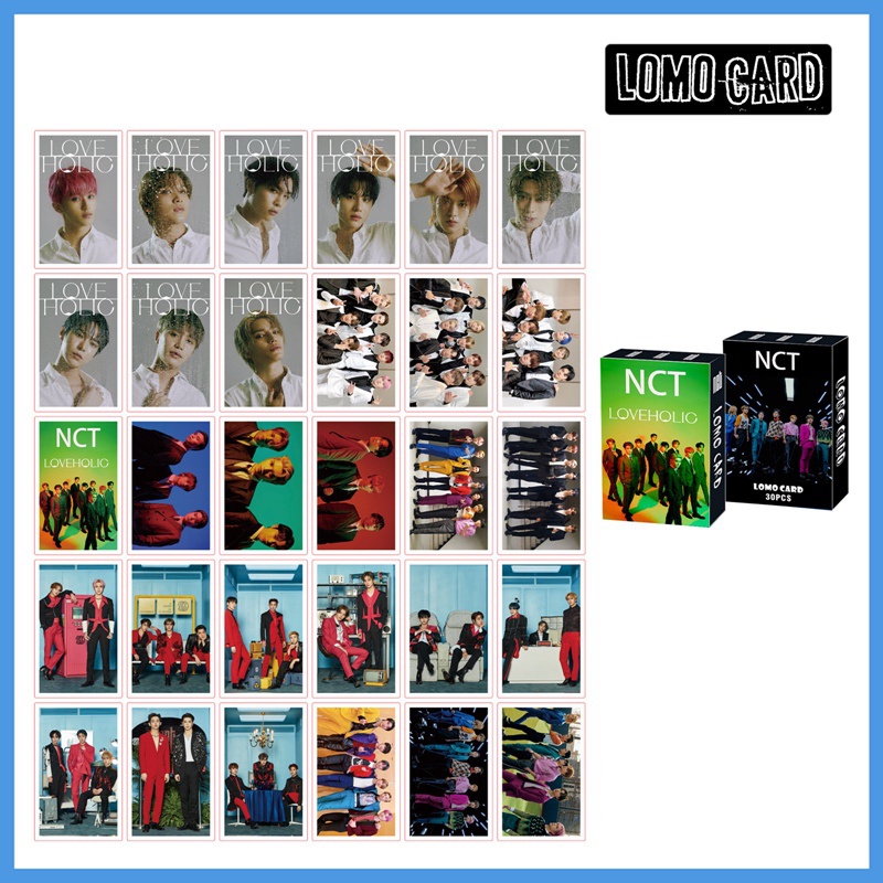 Nuserw Bộ 30 Thẻ Hình Nhóm Nhạc ateez