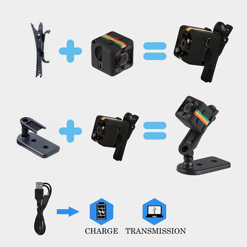 Máy Quay An Ninh mini hd 1080p Nhỏ Gọn Tiện Dụng Cho Gia Đình / Văn Phòng